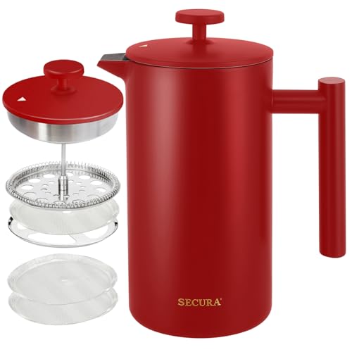 34oz Stainless Steel French Press Coffee Maker K93887
