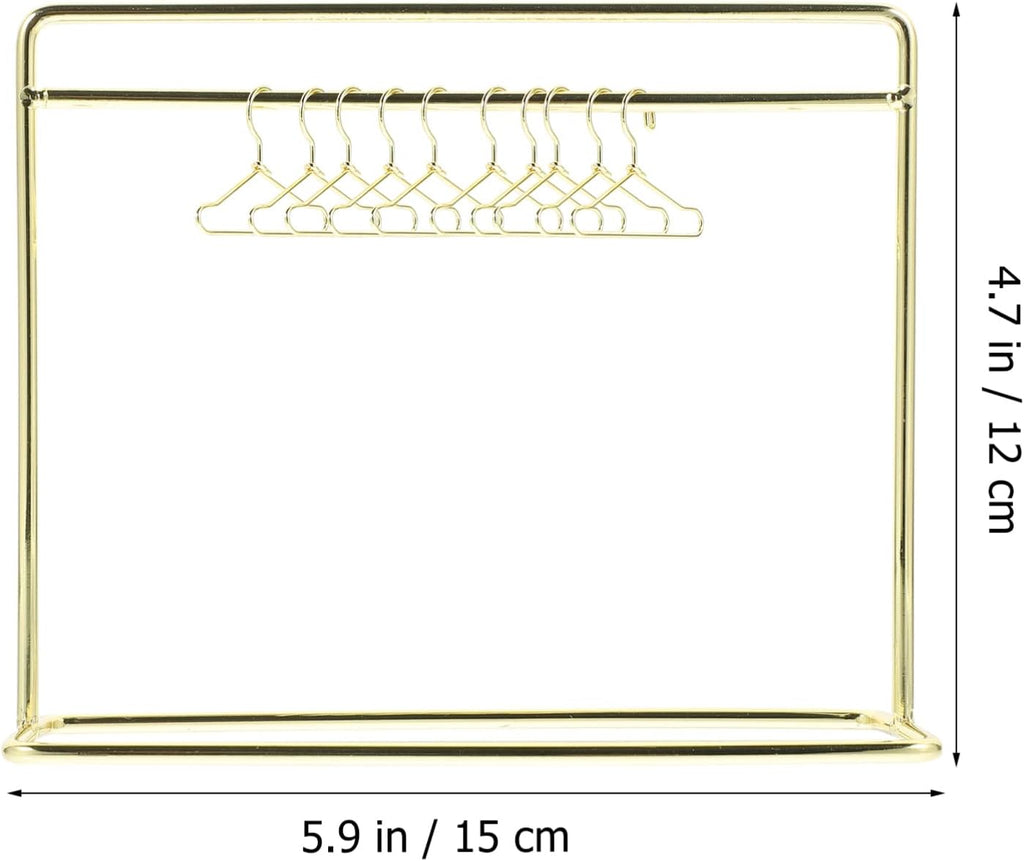 Golden Doll Clothes Hanger Display Rack E41303