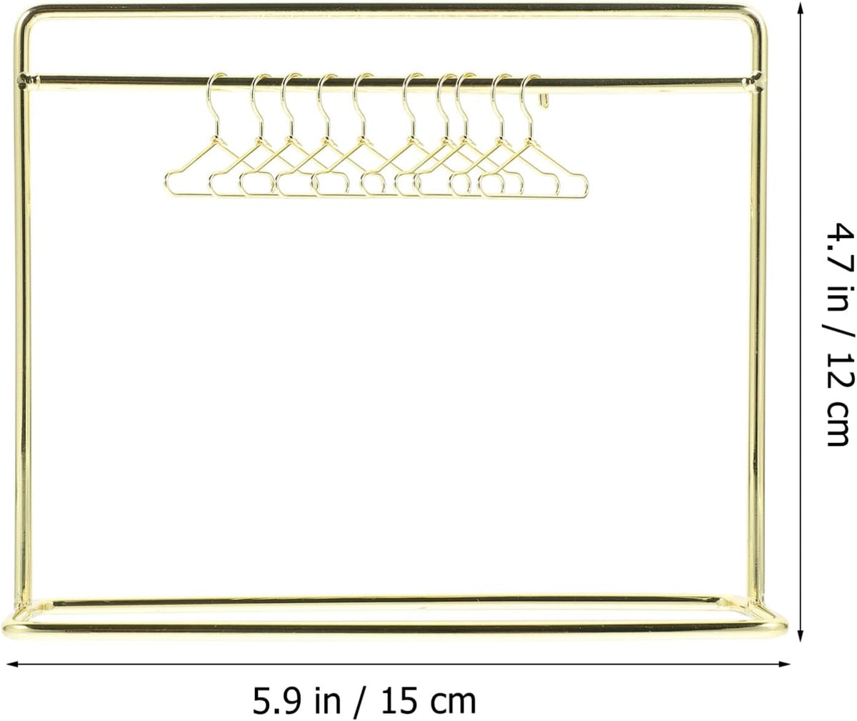 Golden Doll Clothes Hanger Display Rack E41303
