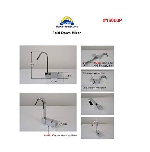 Folding Mixer Tap with Swivel Spout C934785