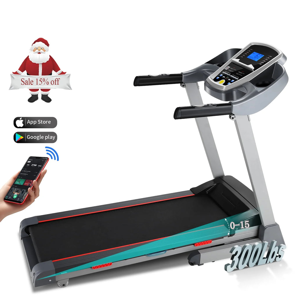 3.25HP Electric Treadmill with 15-Level Auto Incline C773