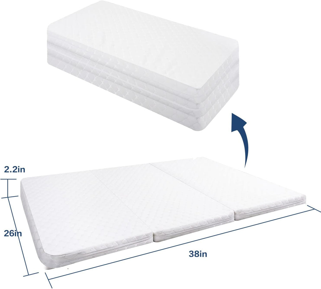 Pack n Play Mattress Pad, Dual Sided Portable Foldable Playard Mattress T61964