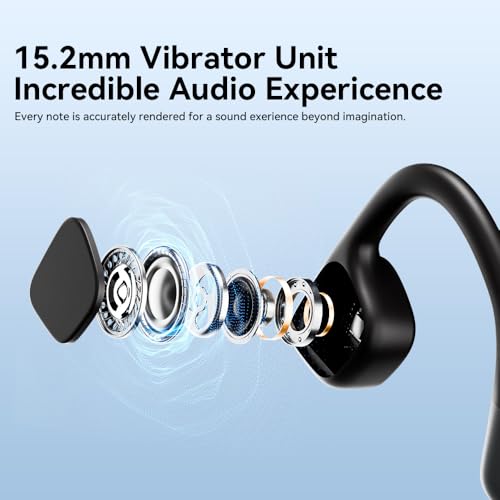Green Wireless Bluetooth 5.4 Open Ear Bone Conduction Headphones with Mic K762