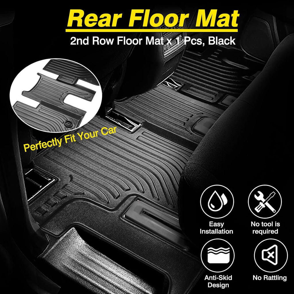 All Weather Floor Mat 2 Row Liner Set TPO Z994