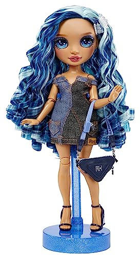 Blue 11” Fashion Doll and Playset with 2 Complete Doll Outfits and Fashion Play Accessories N7582