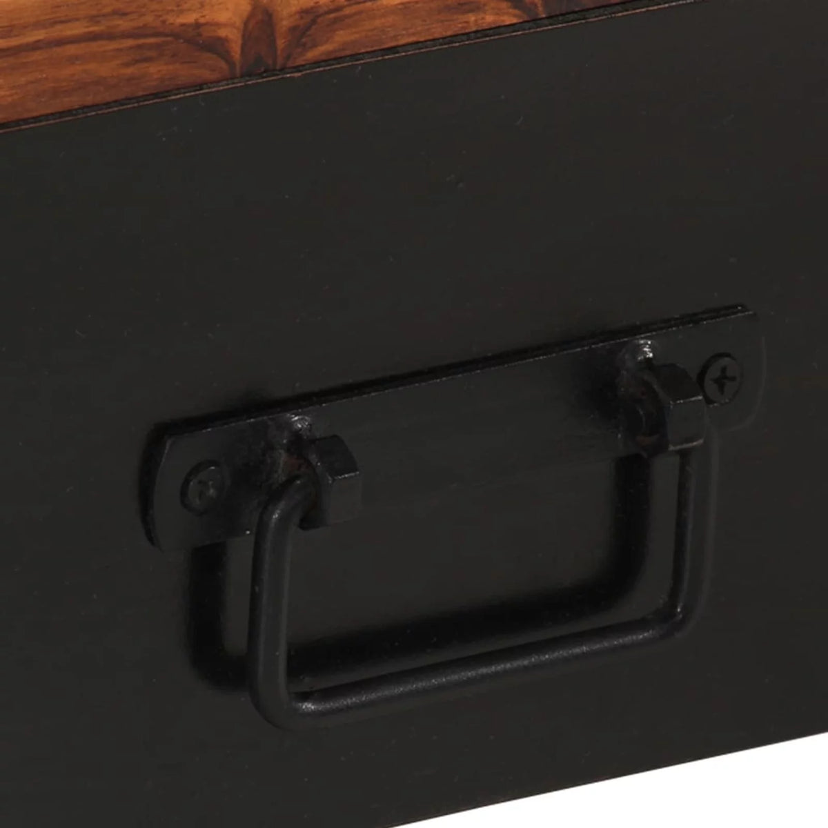 47.2"x11.8"x15.7" Solid Sheesham Wood TV Cabinet C835095