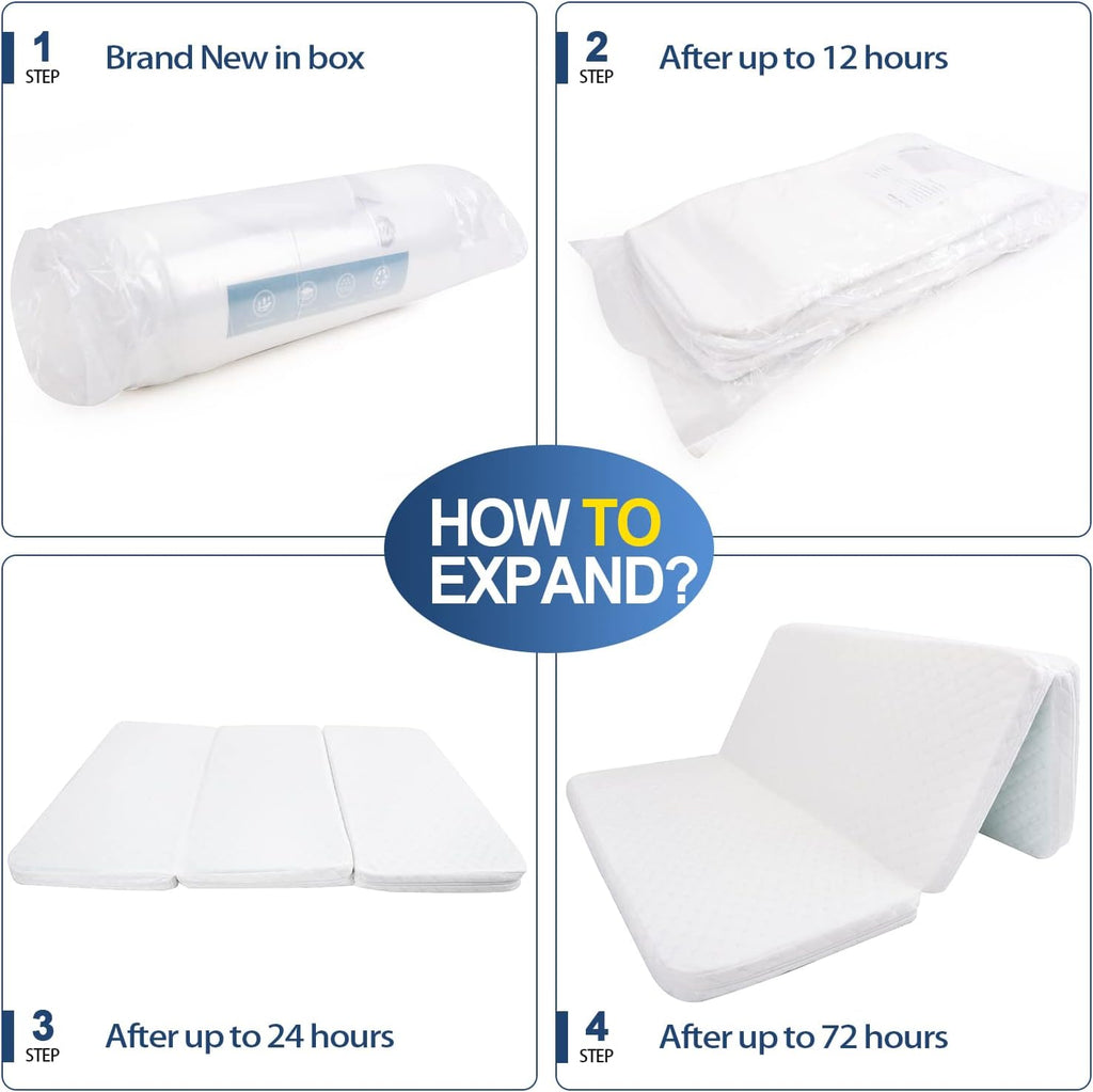 Pack n Play Mattress Pad, Dual Sided Portable Foldable Playard Mattress T61964