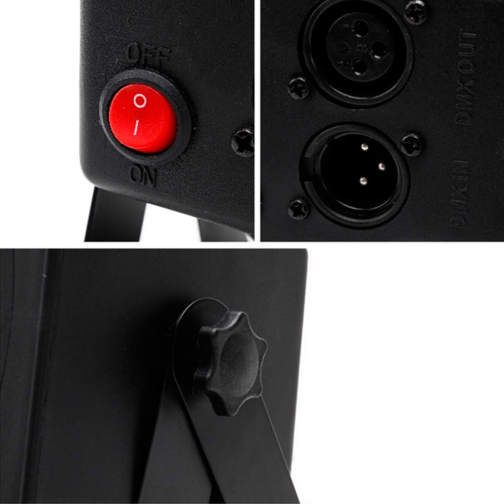 4 Pack Rechargeable Battery Powered RGB LED Uplights I4447