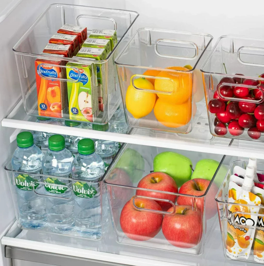 12 Pc Clear Plastic Storage Bin K35305