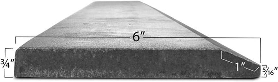 Hardened 1055 Carbon Steel Skidsteer Blade S38278