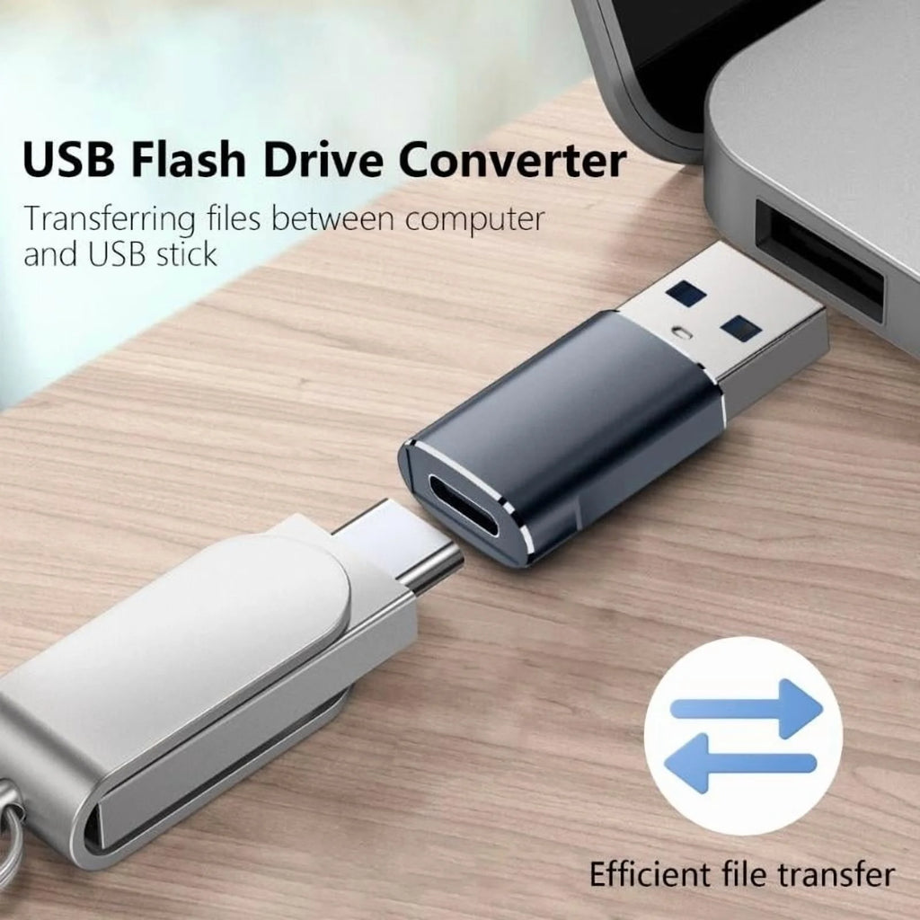 USB C Female to USB A Male Cable Adapter J188