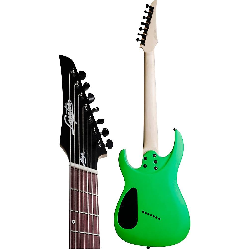 7-String Electric Guitar Neon Green N1211