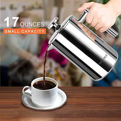 34oz Stainless Steel French Press Coffee Maker K93887