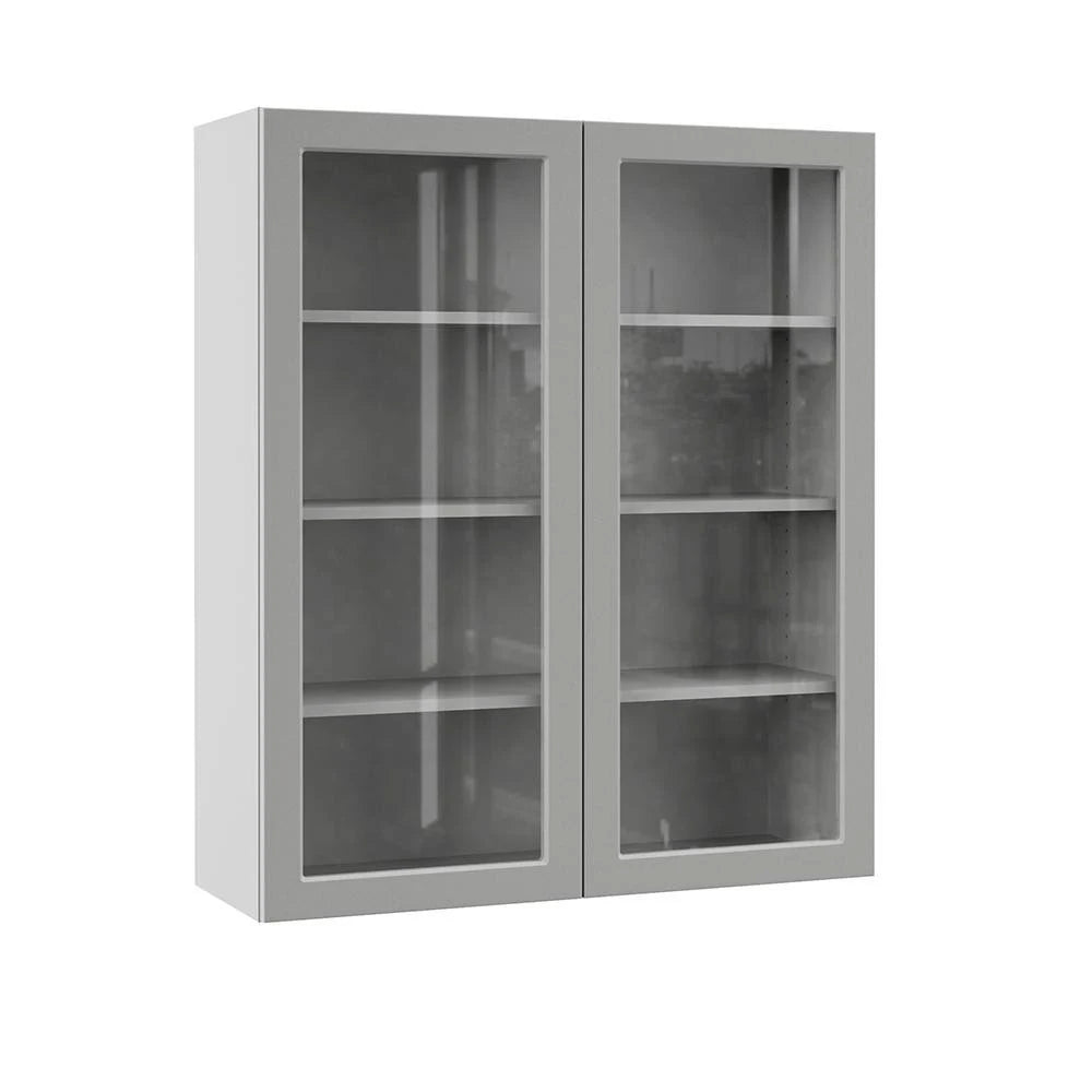 36x42x12 in. Wall Kitchen Cabinet with Glass Doors X168