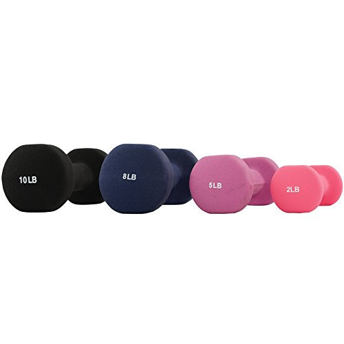 Neoprene Coated Hex Dumbbell Sold in Pairs V7346