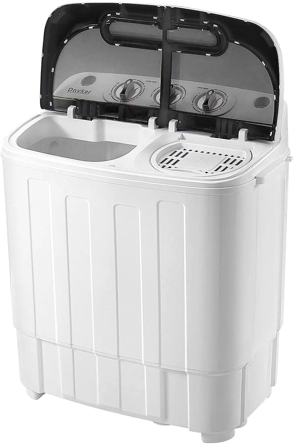 White Twin Tub Portable 16.5 lbs. Washing Machine and Dryer Combo H968
