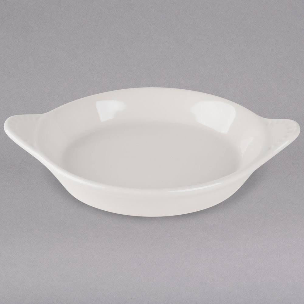 11 oz. Eggshell Round China Egg Dish - 12/Case S33062
