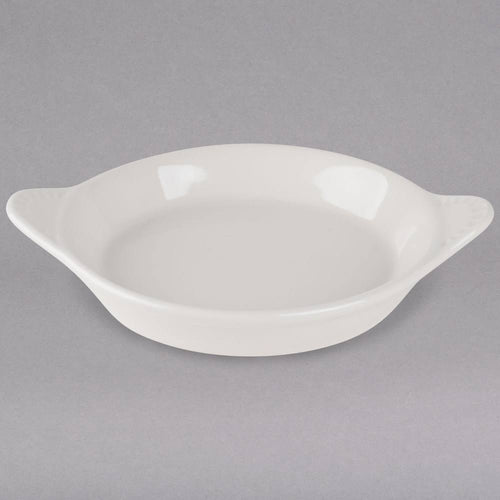11 oz. Eggshell Round China Egg Dish - 12/Case S33062