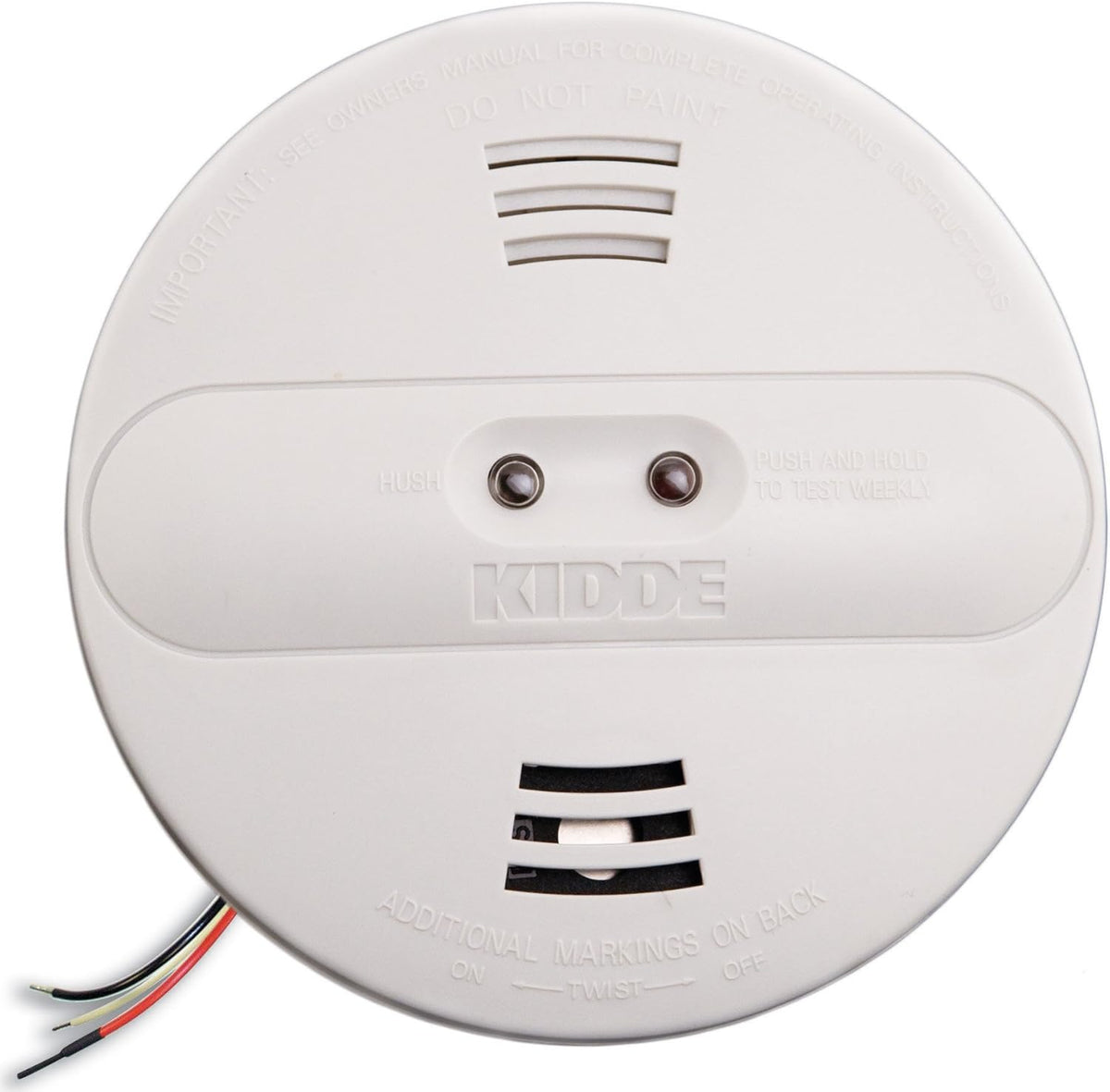 Hardwired Dual Sensor Smoke Alarm with Battery Backup V73028