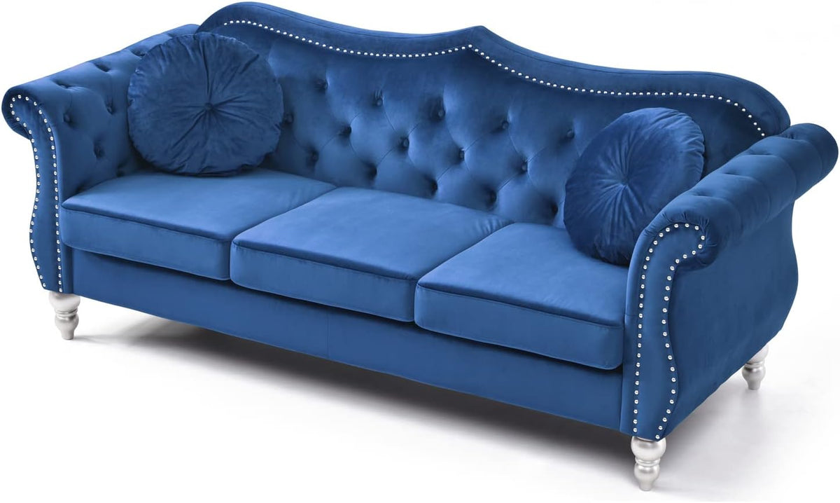 Navy Blue Sofa Y90059