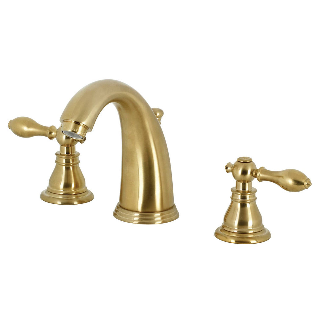 Widespread Bathroom Faucet with Pop-Up Brushed Brass P838551