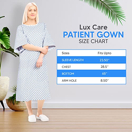 2 Pack Cotton Blend Patient Gown S4647