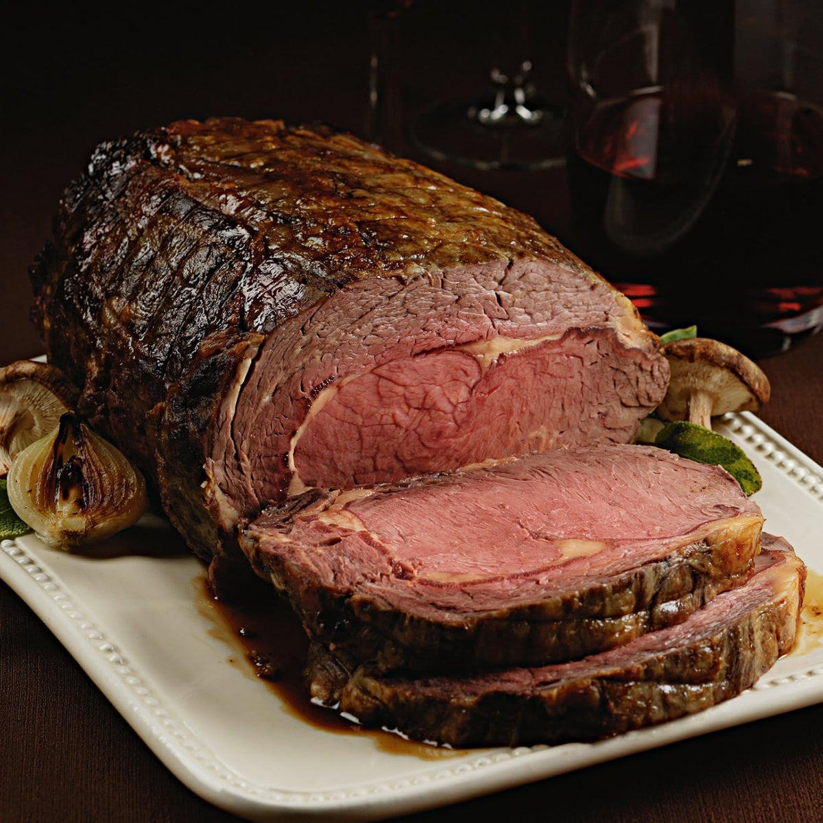 Pre-Seasoned Garlic and Herb Rub Prime Rib Roast, 1 count, 3.5-4 lb Y431081