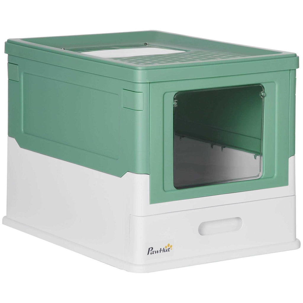 Fully Enclosed Cat Litter Box with Front Entry O267567