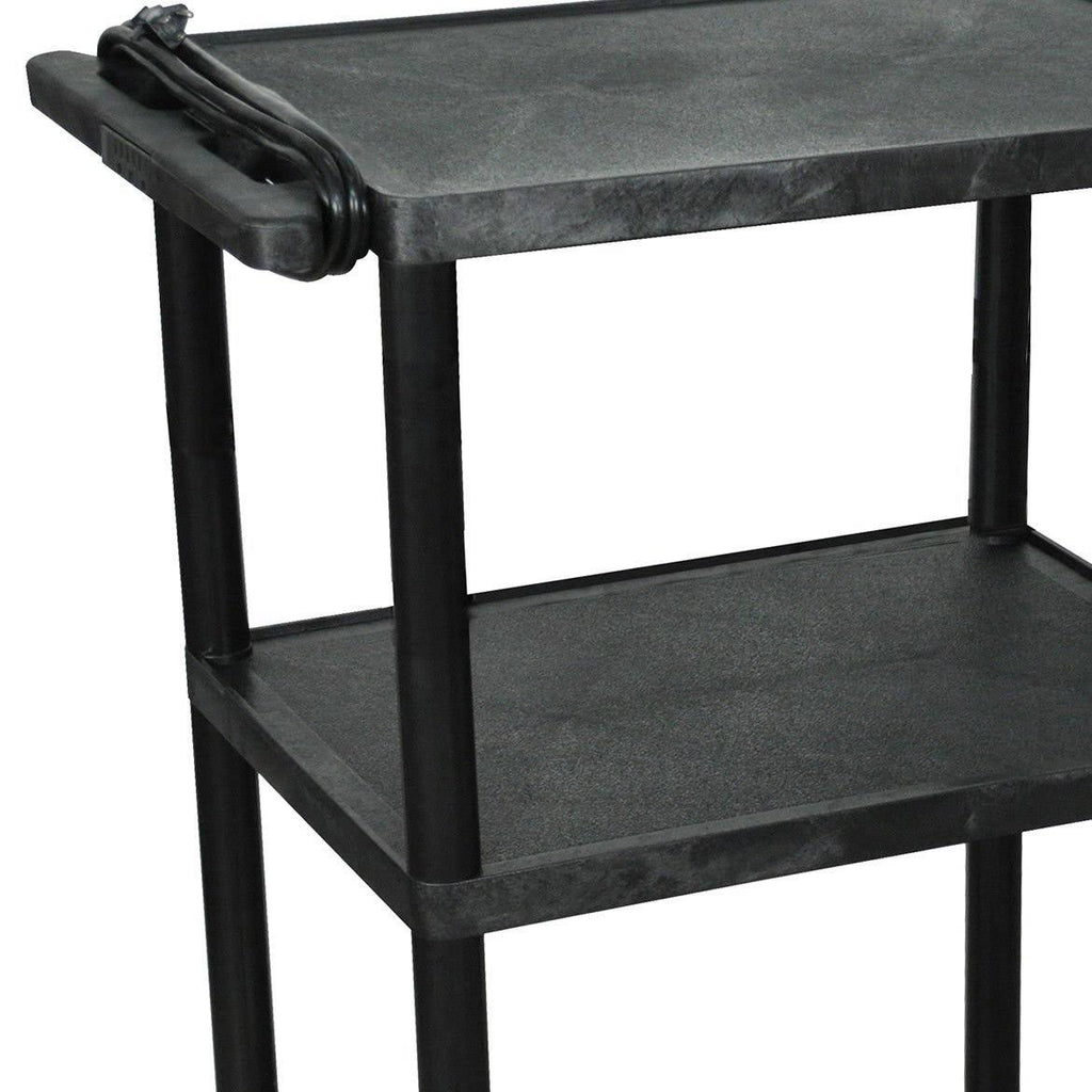 Black 42x22 Presentation Cart V6185