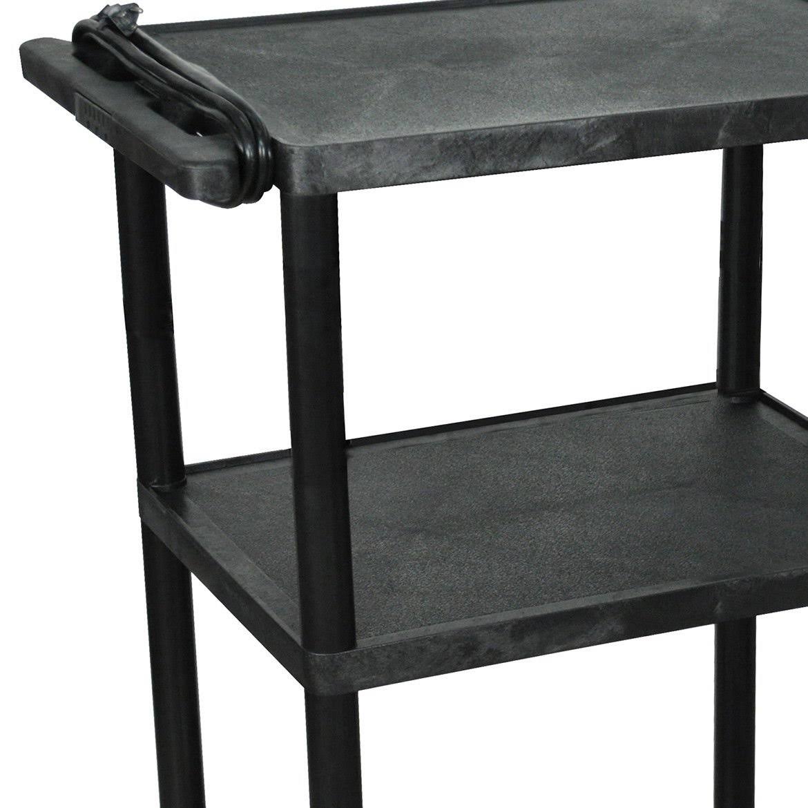 Black 42x22 Presentation Cart V6185