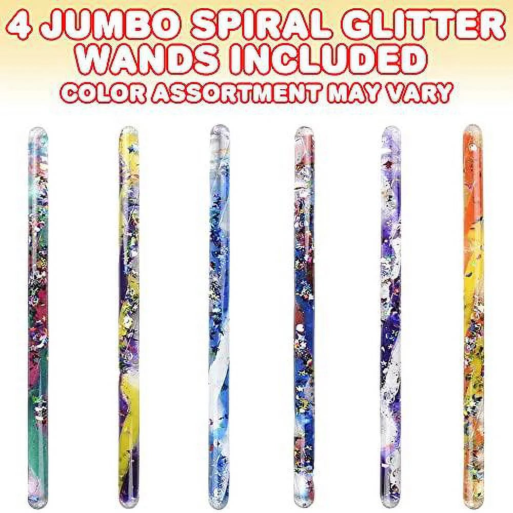 Set of 4 Glitter Wands Toy H961