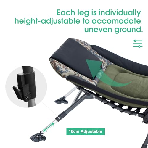 Heavy Duty Folding Camping Cot with Carry Bag Y4743