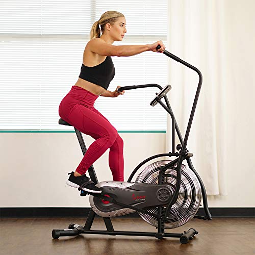 Air Bike Fan Exercise Bike with Digital Monitor and Adjustable Seat H5919