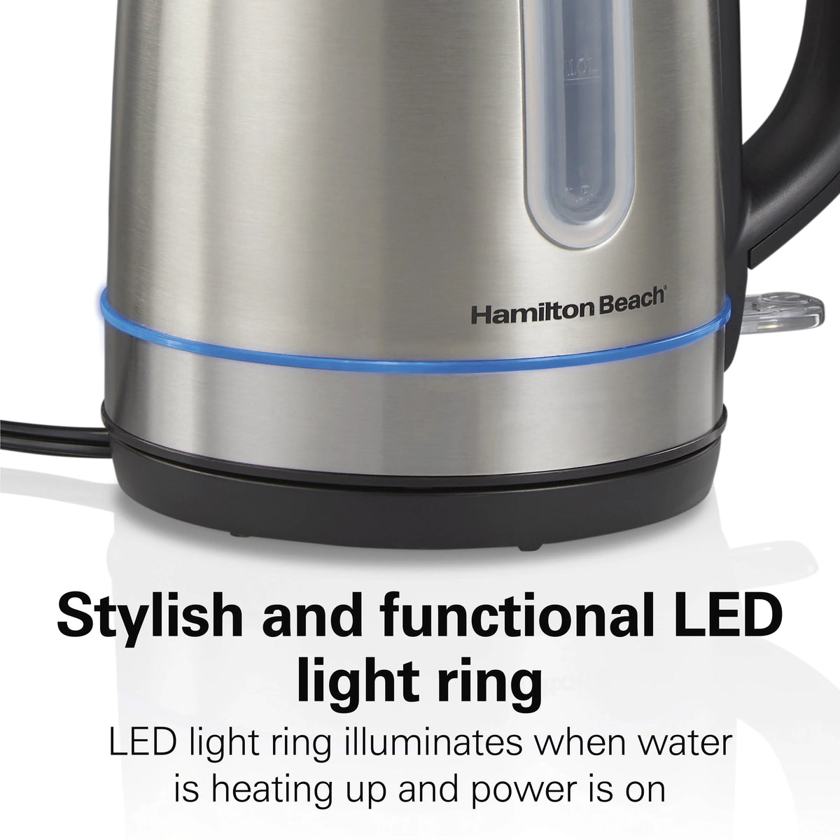 Stainless Steel Electric Kettle, 1.7 Liter Capacity H7936