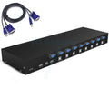 8 Port USB KVM VGA Switch with Cable U9809