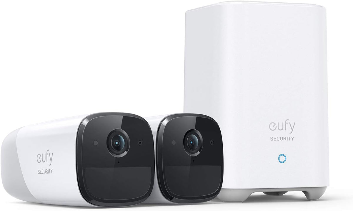 2-Cam Kit Wireless Home Security Camera System, 2K Resolution, Night Vision J3899