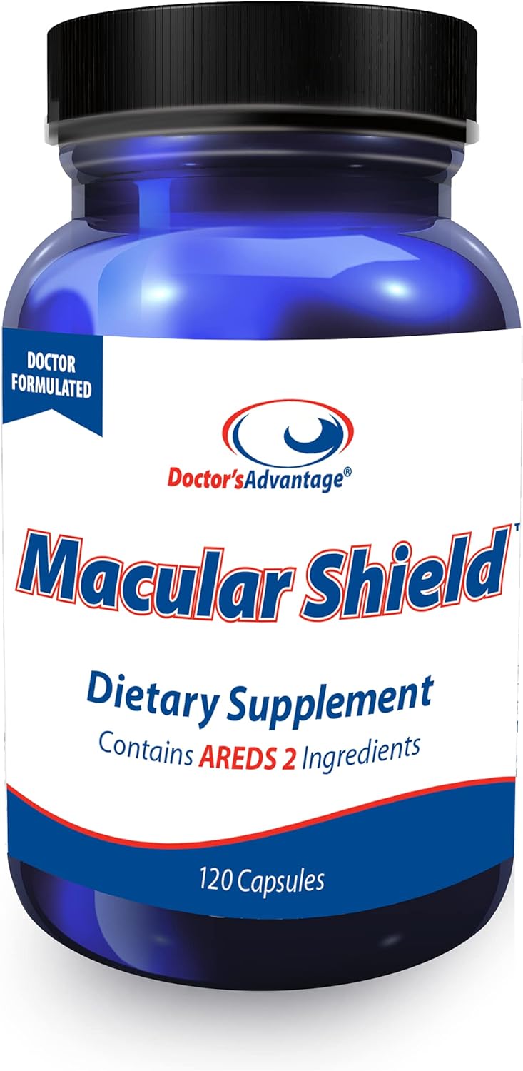 AREDS 2 Formula Eye Supplements with Lutein, Zeaxanthin & Essential Vitamins, 120 Capsules O3519