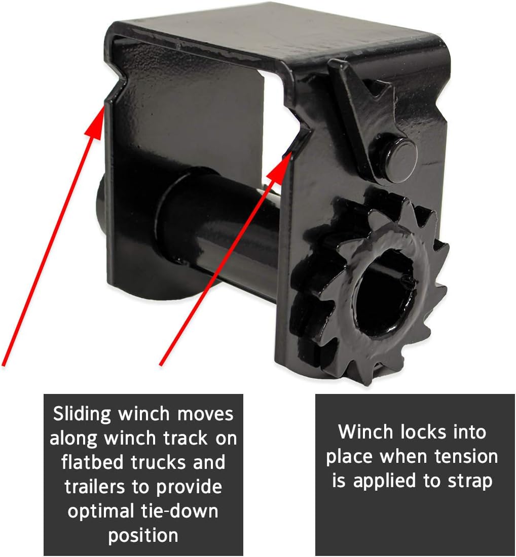Sliding Winch for Flatbed Trailer O19379