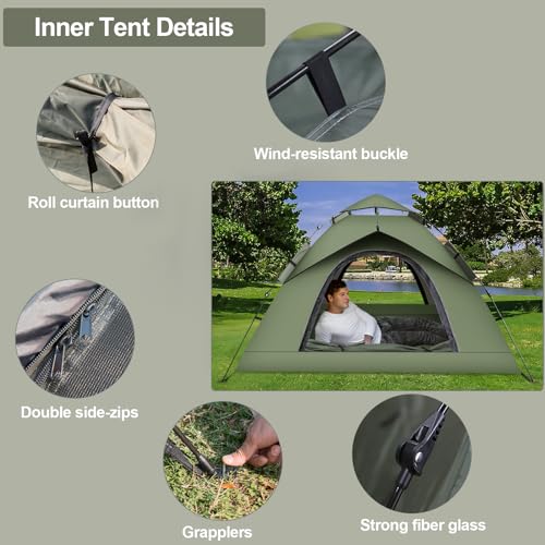 2-3 Person Instant Pop Up Camping Tent C37959