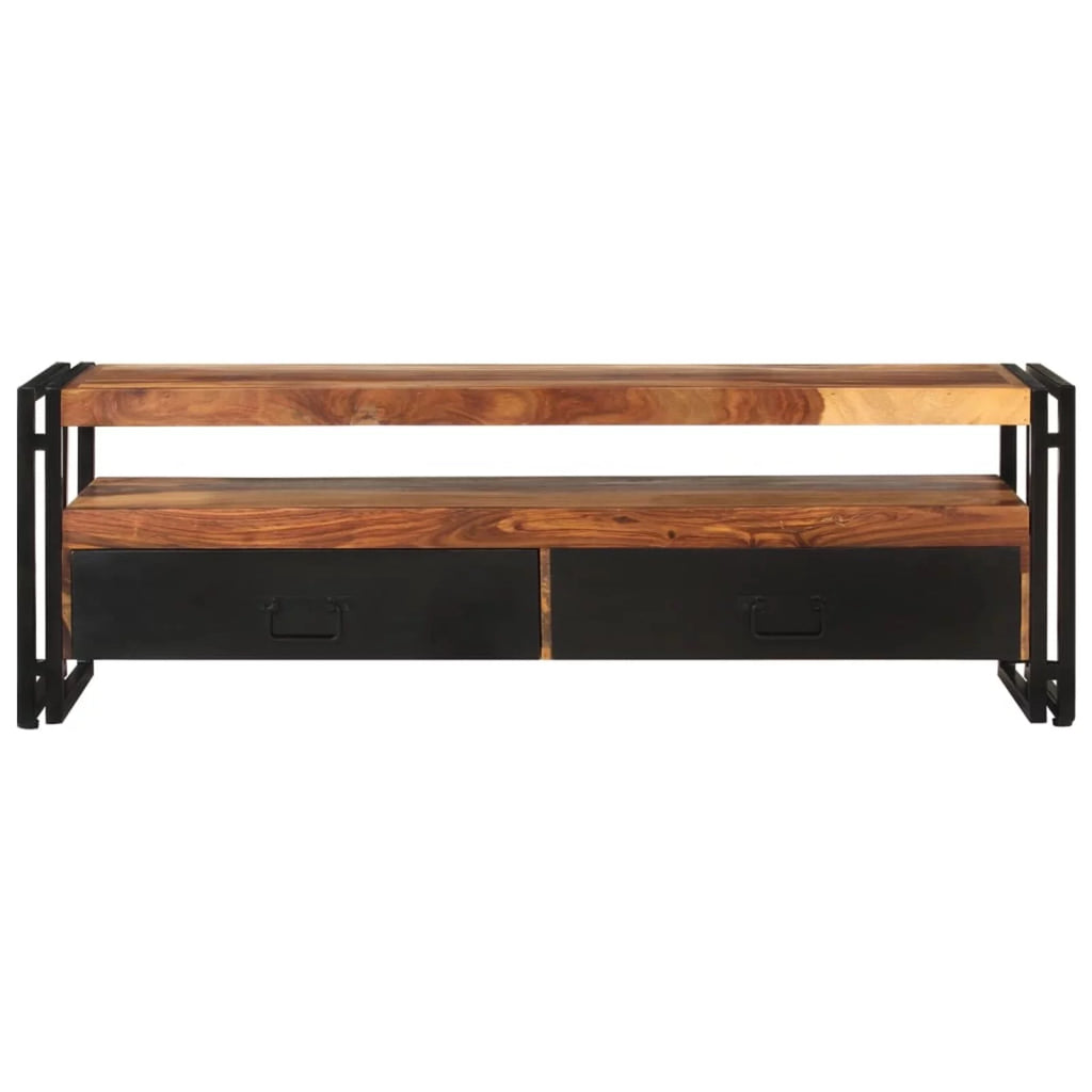 47.2"x11.8"x15.7" Solid Sheesham Wood TV Cabinet C835095