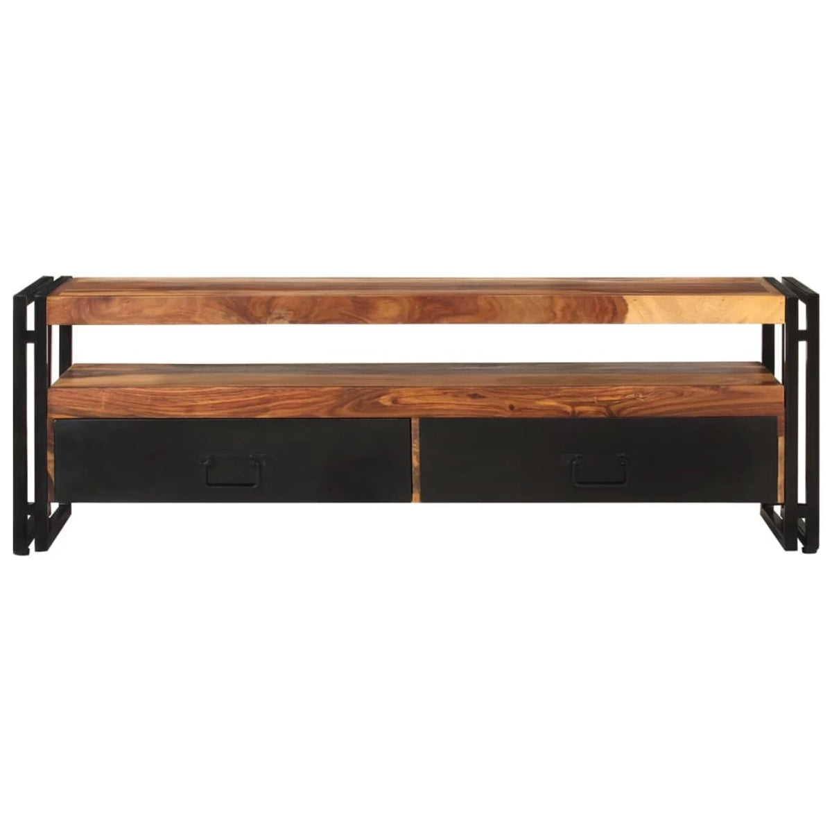 47.2"x11.8"x15.7" Solid Sheesham Wood TV Cabinet C835095