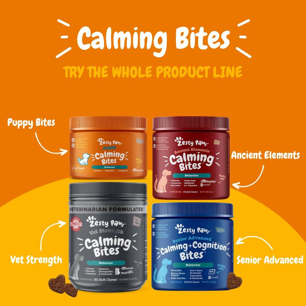 90ct Smoked Turkey Calming Chews for Dogs X616