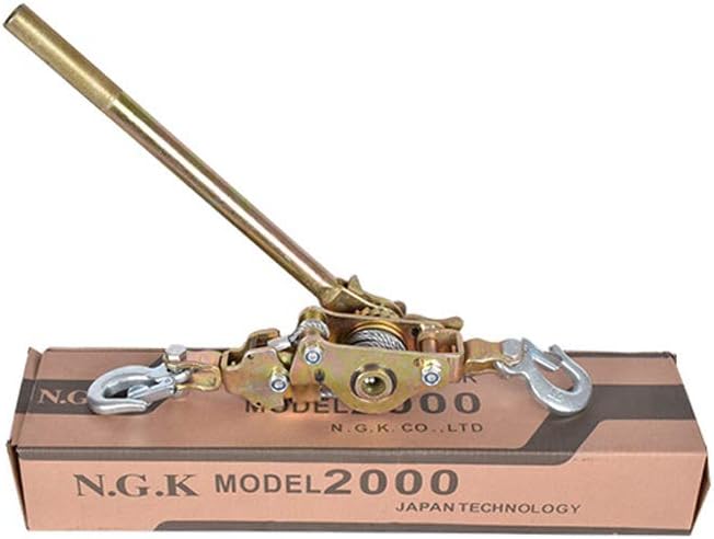 2 Ton Hand Puller Cable Hoist with 2 Hooks F205933