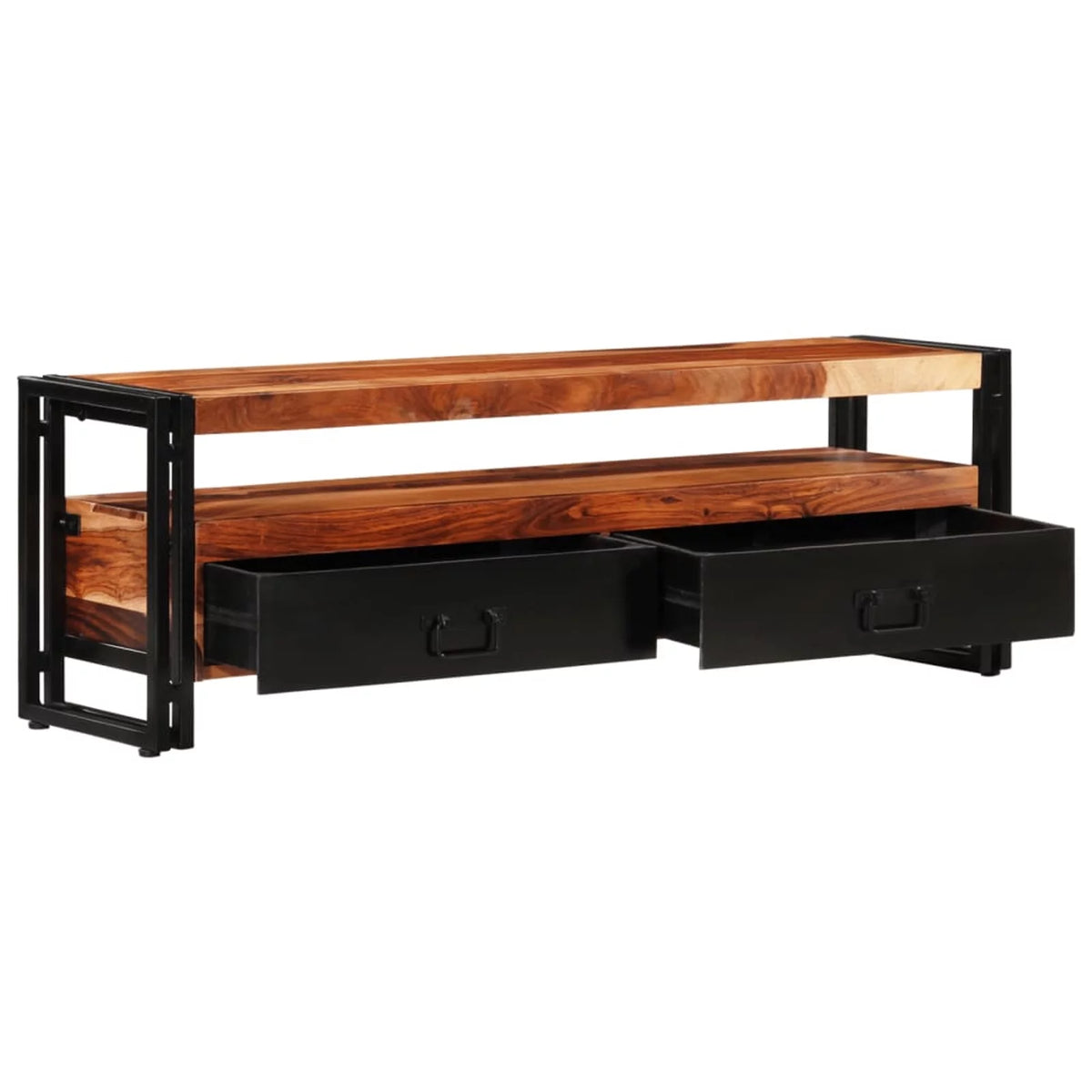 47.2"x11.8"x15.7" Solid Sheesham Wood TV Cabinet C835095