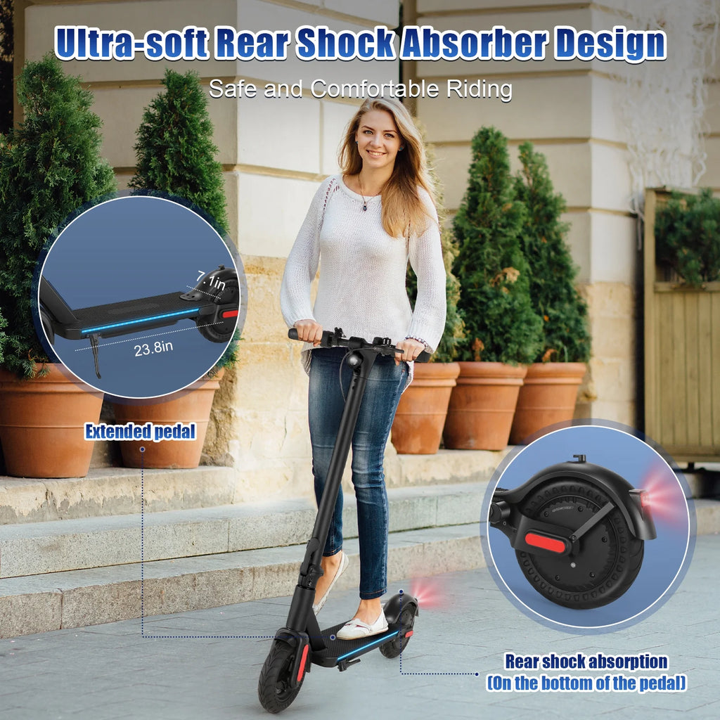 500W Foldable Electric Scooter, 10" Wheels, 20 mph, 20 mile Range, Dual Brakes I17624