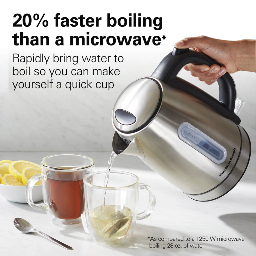 Stainless Steel Electric Kettle, 1.7 Liter Capacity H7936