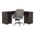Heather Gray L Shaped Desk & Chair Set O173901