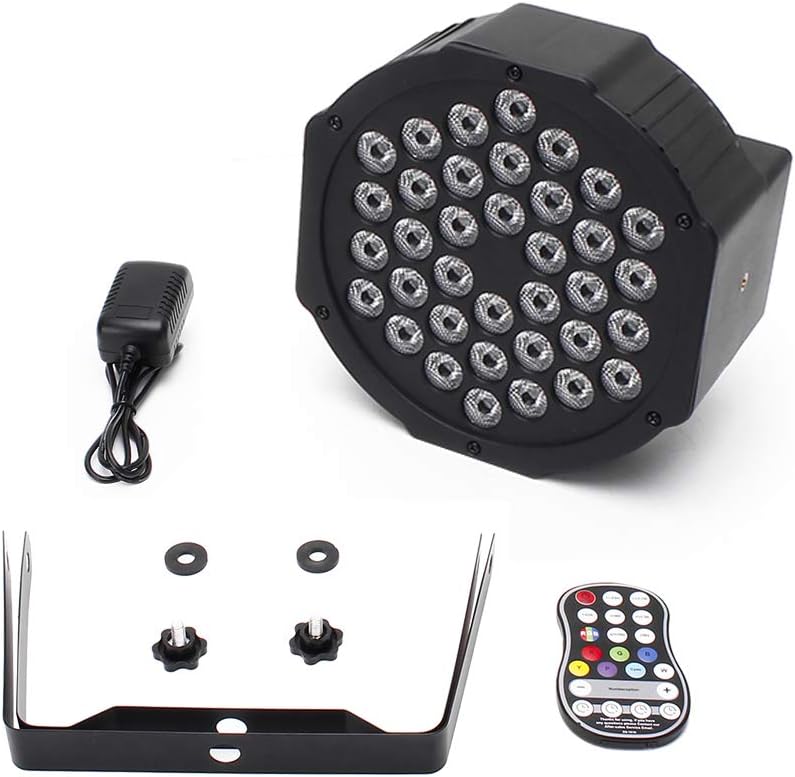 4 Pack Rechargeable Battery Powered RGB LED Uplights I4447