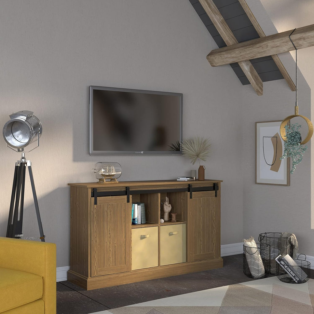 Classic Walnut Finish TV Stand B5532