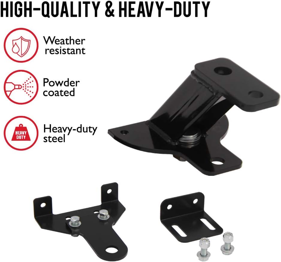5" Rise Heavy Duty Universal Lawn Mower Trailer Hitch Pack of 2 Z375003